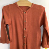 Size 2: Kate Quinn Orange Waffle Knit Romper