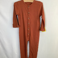 Size 2: Kate Quinn Orange Waffle Knit Romper