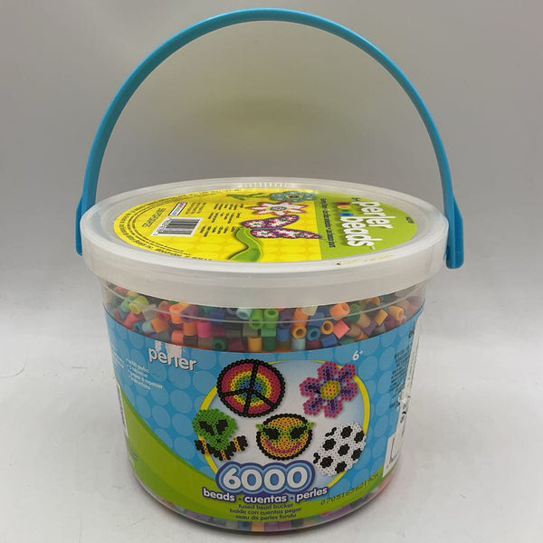 Bin of Perler Beads