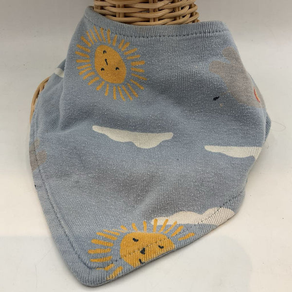 Size OS: Hanna Anderson Blue/Multi Sunshine Elephant Bib