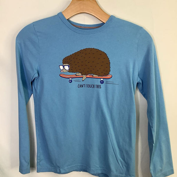 Size 9-10: Boden Blue/Brown 'Can't Touch This' Long Sleeve Shirt REDUCED