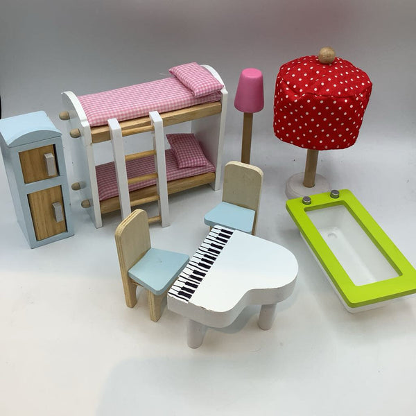 Bag of Wooden Doll Furniture