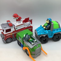 Bag of Assorted Paw Patrol Vehicles/Figurines