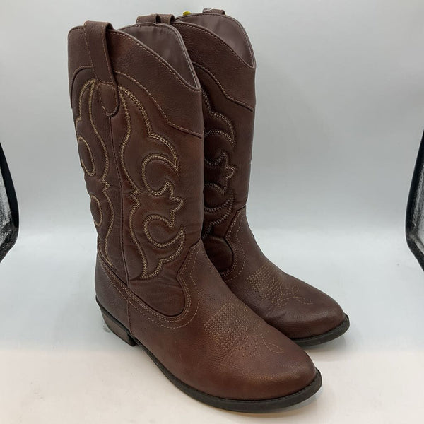 Size 3Y: Cat & Jack Brown Cowgirl Boots