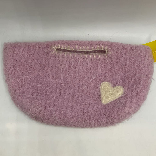 Pink Crocheted Hand Bag