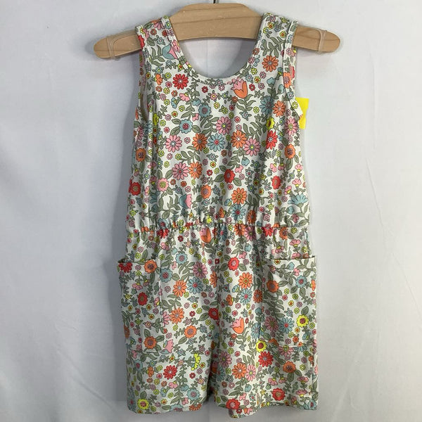 Size 4: Alice + Ames White Floral Strappy Romper