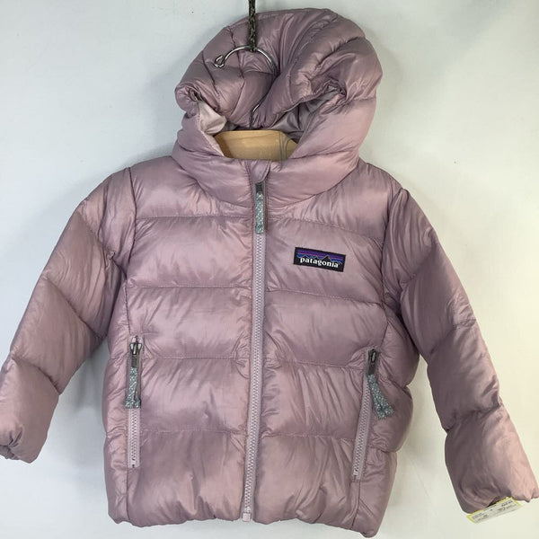 Size 6-12m: Patagonia Purple Down Hooded Coat