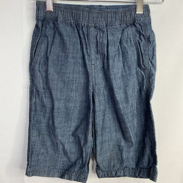 Size 8: Tea Blue Chambray Soft Waist Shorts