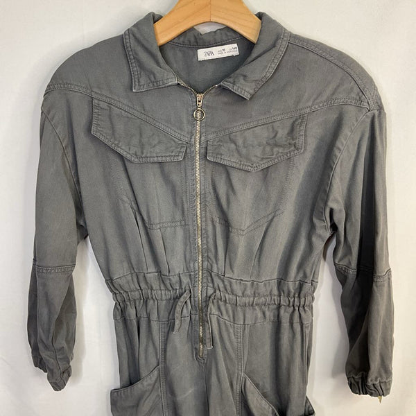 Size 10: Zara Gray Drawstring Jumpsuit