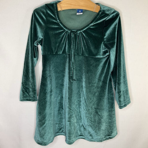 Size 5: Old Navy Green Velour Long Sleeve Dress