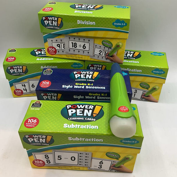 Power Pen Math/Sight Words Set AS IS