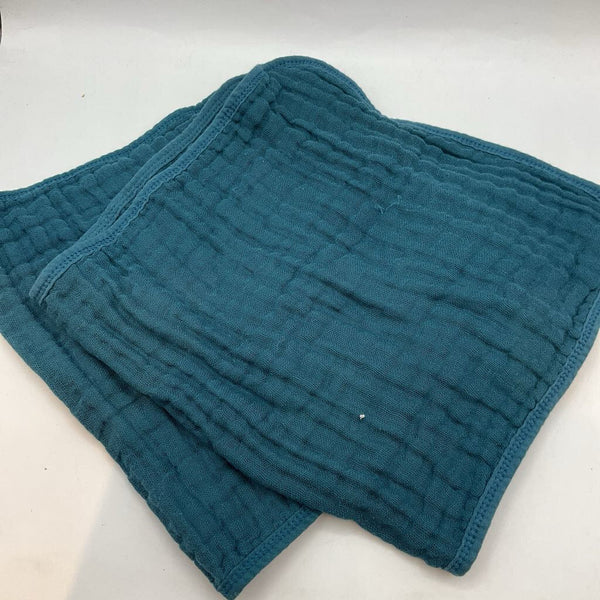 Comfy Cubs 3pc Blue Muslin Burp Cloths