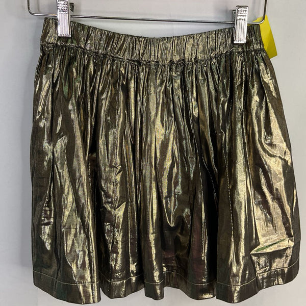 Size 10-12: Gap Gold/Black Shimmer Skirt