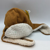Size Infant/Toddler: Carhartt Brown Fleece Trapper Hat