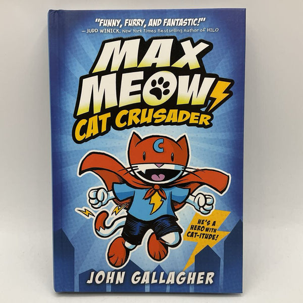 Max Meow: Cat Crusader (hardcover)