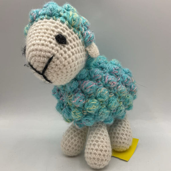 Blue/White Lamb Plush