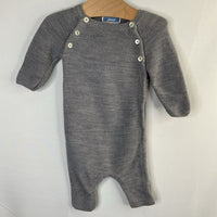 Size 1m: Jacadi Gray Merino Wool Romper (retails $135)