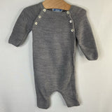 Size 1m: Jacadi Gray Merino Wool Romper (retails $135)