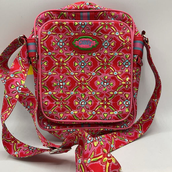 Oilily Pink/Mulit Floral Crossbody Bag