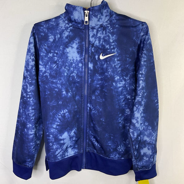Size 6-7: Nike Blue Tie-Dye Track Jacket