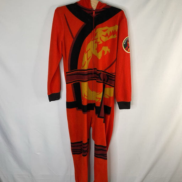 Size 6-7: LEGO Ninjago Red Fleece 1pc Zip-Up PJs