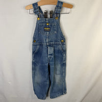 Size 2: OshKosh Light Wash Blue Denim Overalls