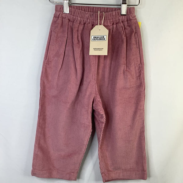 Size 2: Smaller Explorer Pink Corduroy Soft Waist Pants NEW w/ Tags