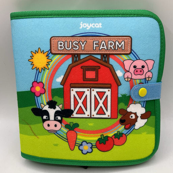 Busy Farm Felt Activity Book