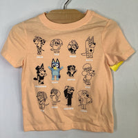 Size 3: Old Navy Orange/Multi Bluey T-Shirt