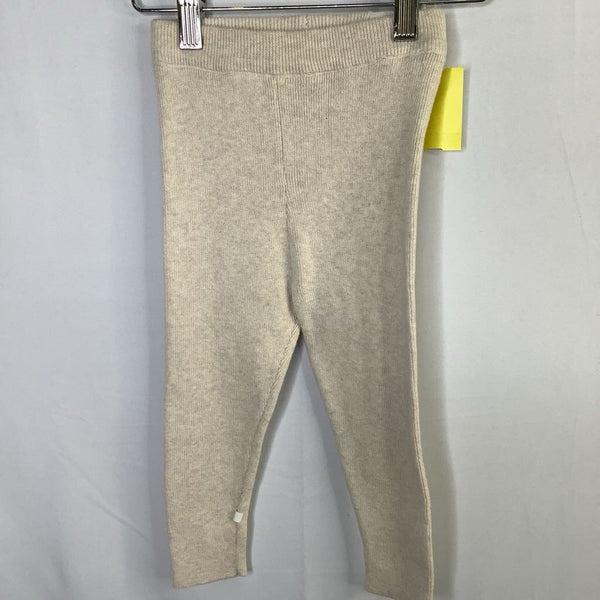 Size 18m: H&M Beige Ribbed Knit Leggings