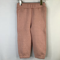 Size 12m: Mayoral Pink Hearts Ribbed Leggings
