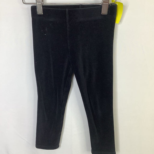 Size 2-3: Boden Black Velour Leggings