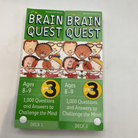 2pk Brain Quest Grade 3 Decks (Ages 8-9)