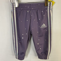 Size 3m: Adidas Purple/Silver Stars Track Pants