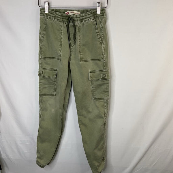 Size 10-12: Levi's Green Drawstring Cargo Pants
