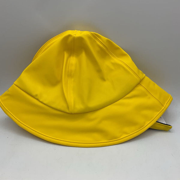 Size 6-9: Polarn O. Pyret Yellow Rain Hat NEW w/ Tags