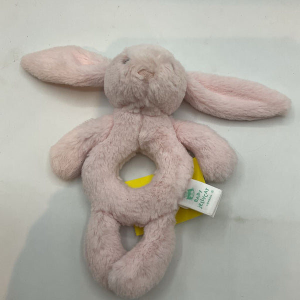 Jellycat Pink Bunny Rattle Plush