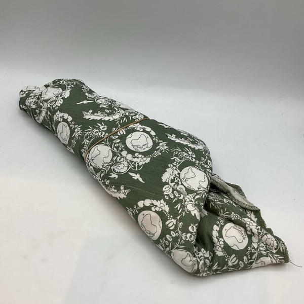 Green/White Planets Swaddle Blanket