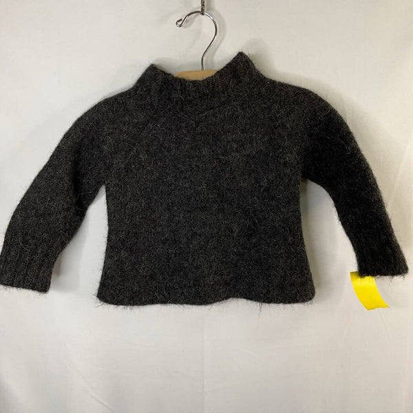 Size 2: Dagmar Daley Dark Gray Alpaca Wool Sweater