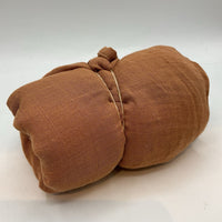 Momcozy Orange Bamboo Swaddle Blanket