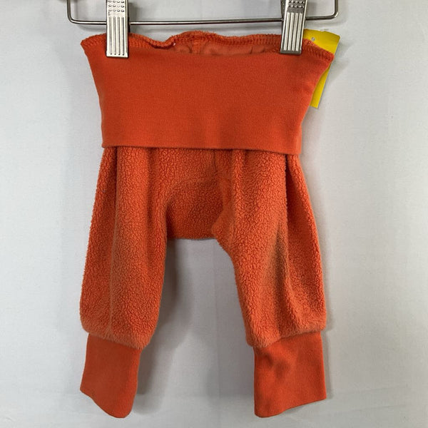 Size 6m: Zutano Orange Fleece Cozy Pants