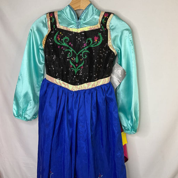 Size 7-8: Disney Princess Anna 2pc Costume Dress/Robe