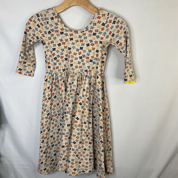 Size 10: Alice + Ames Beige/Colorful Butterflies Long Sleeve Dress REDUCED