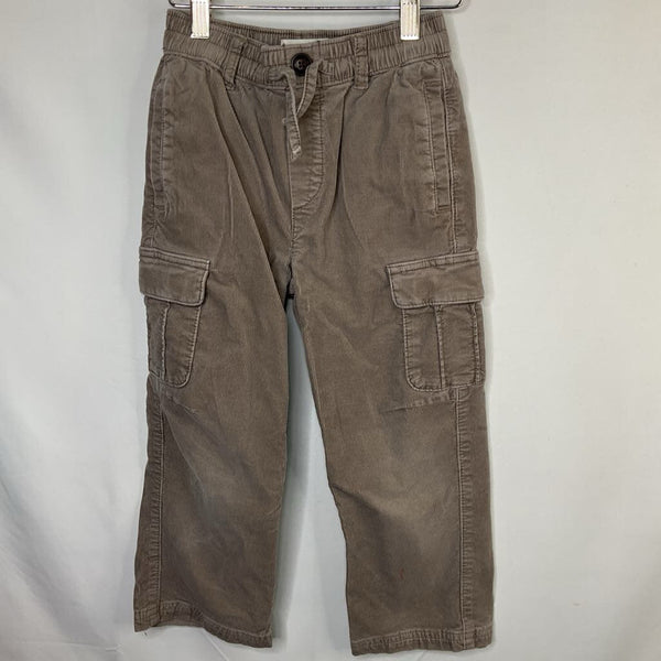 Size 5: Abercrombie Gray Corduroy Drawstring Cargo Pants