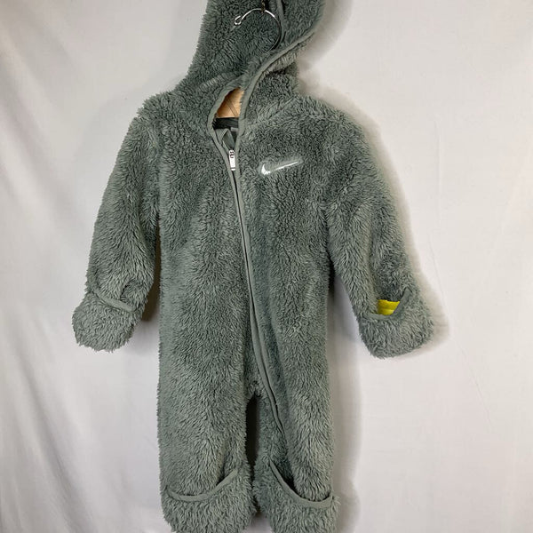 Size 6m: Nike Gray-Green Fleece Bunting