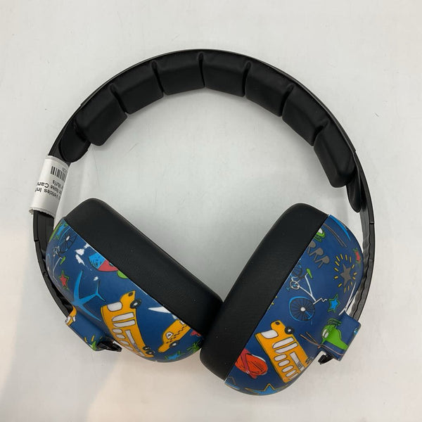 Blue/Multi Vehicles Infant Ear Protection Noise Cancelling Baby Ear Muffs