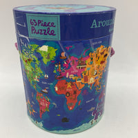 Mudpuppy 63pc Around the World Puzzle