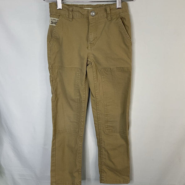 Size 7: Levi's Khaki Adjustable Waist Carpenter Jeans
