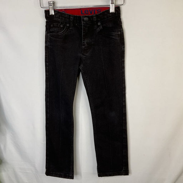 Size 7: Levi's Black Adjustable Waist Jeans