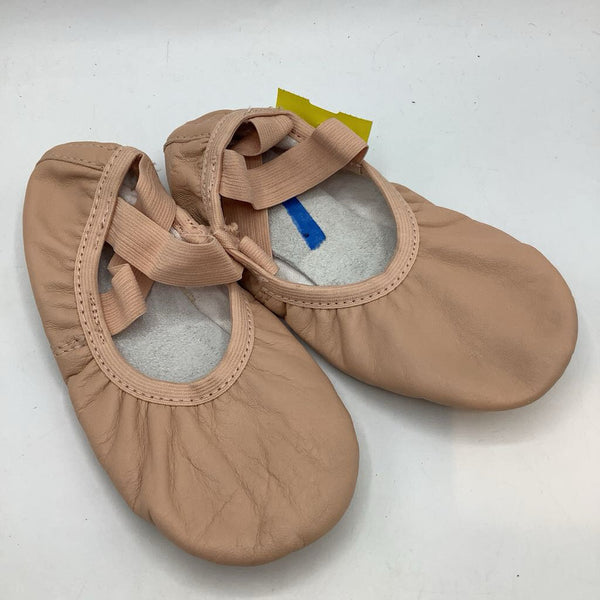 Size 12.5: Pink Leather Ballet Slippers